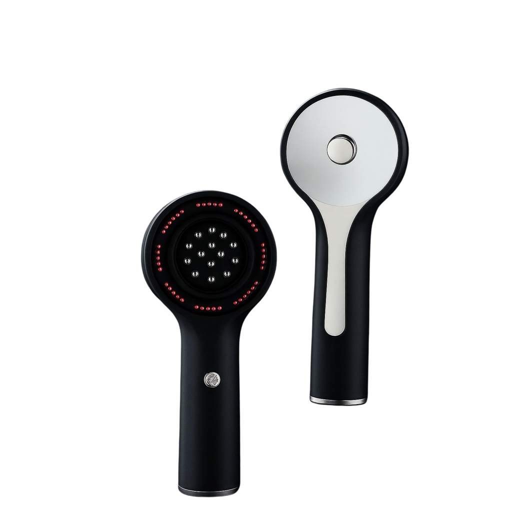 Infrarot‑Kopfhaut‑Massagekamm mit Flüssigkeits‑Reservoir (IPX7)